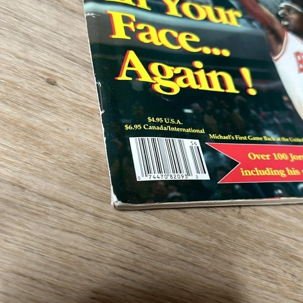 SALE 5/$25 📦 Vtg Michael Jordan Returns In Your Face Again! Collector's Edition